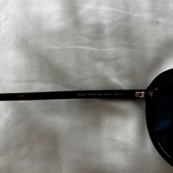TOM FORD Marley Aviator Sunglasses TF510, Tortoise Brown/Havana - Picture 6 of 7